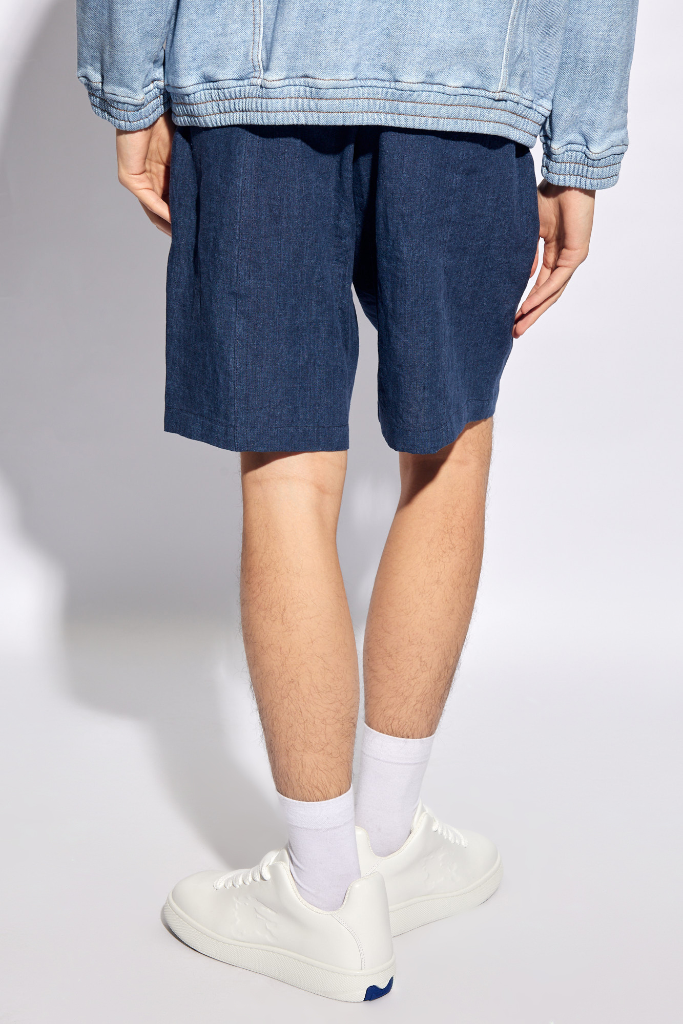 Armani clearance linen shorts